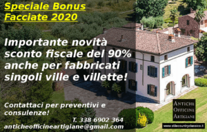 Bonus facciate sconto fiscale anche per le case isolate