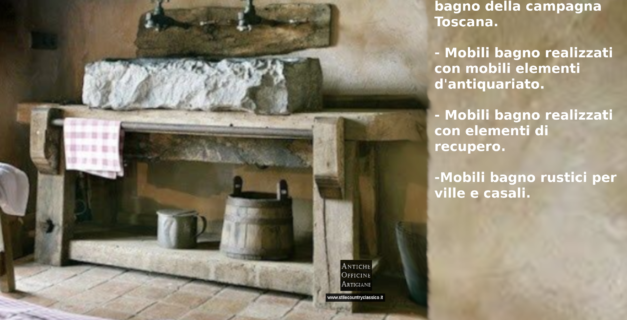 Mobili bagno rustici