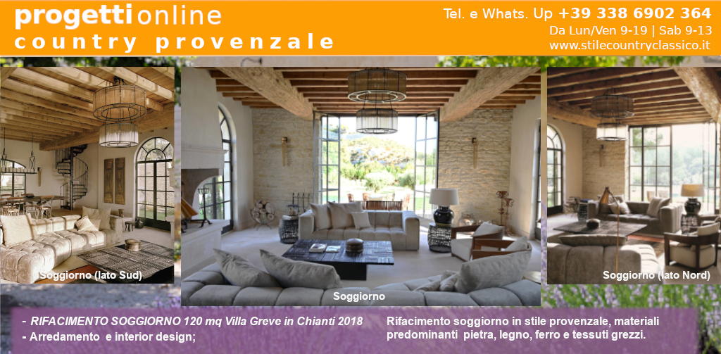 Architetto online specialista stile provenzale e shabby chic progetti.