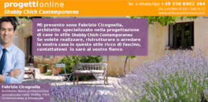 architetto specialista nello stile shabby chic